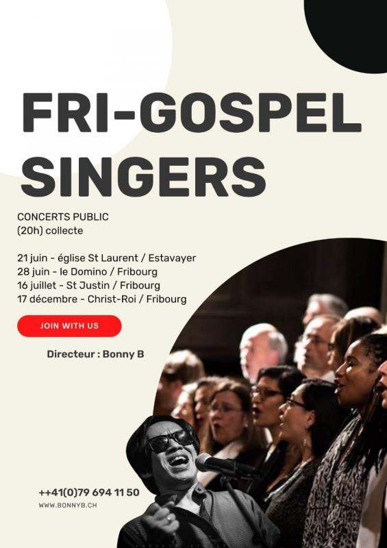  Bonny B & the fri-gospel singers Concert de Gospel-Blues