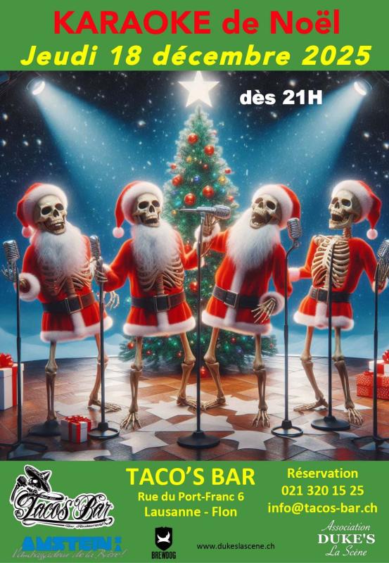 Karaoké de Noël à Lausanne