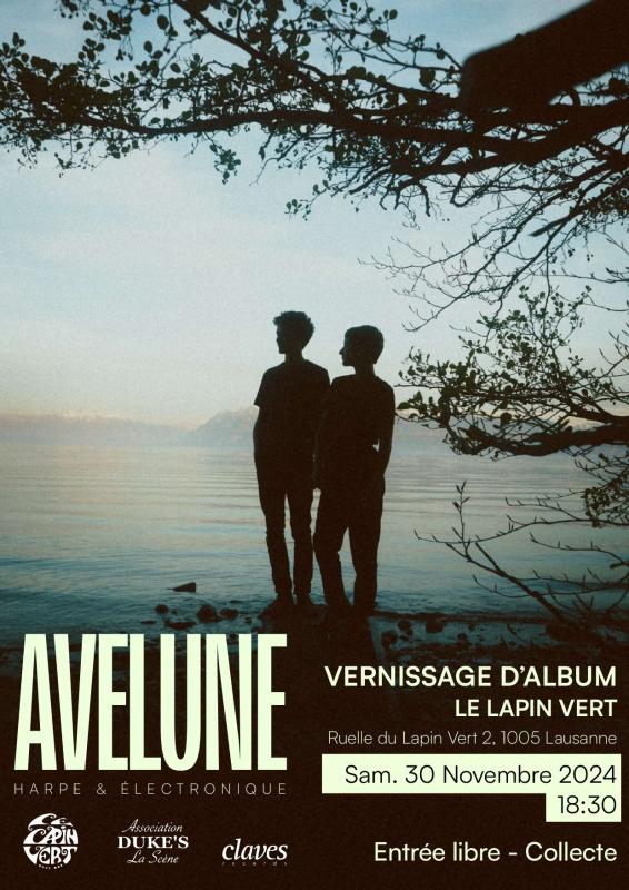 Avelune (harpe et électronique) - Vernissage d'Album